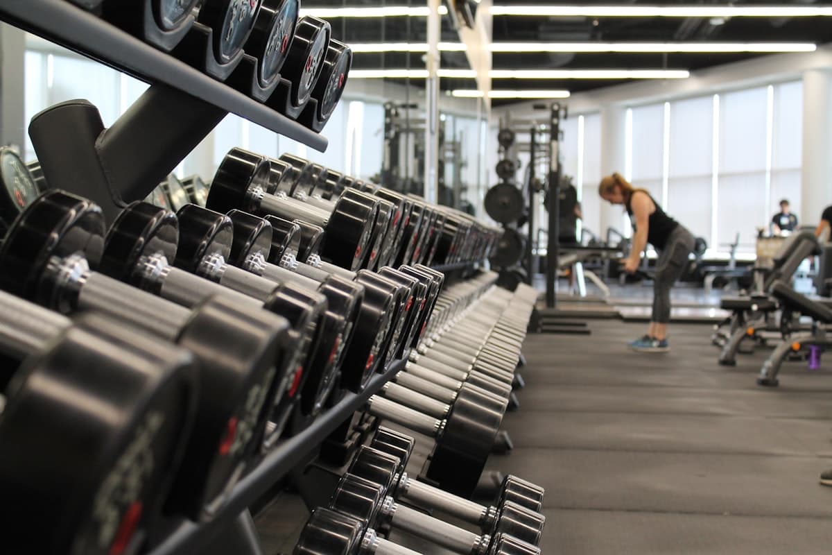 Nigerian gym with modern training equipment