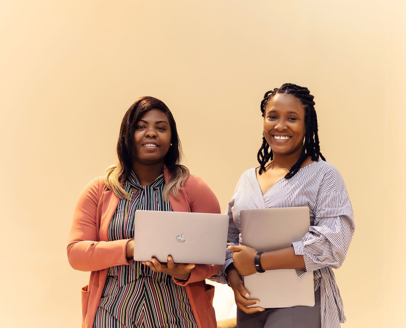 Finance team reviewing accounts together in a Lagos office